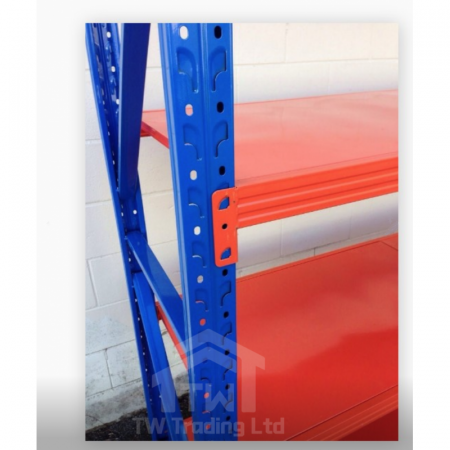 Orange Steel Racking Storage Shevling Steel Racking – Heavy Duty – Blue&Orange – TW Homewares